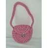 Sac au crochet en forme de coquillage pour enfant - Bleu ou Rose