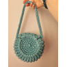 Sac au crochet en forme de coquillage pour enfant - Bleu ou Rose