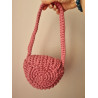 Sac au crochet en forme de coquillage pour enfant - Bleu ou Rose