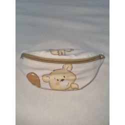 Sac banane pour poupée, cousu main, avec fermeture éclair, élastique, Oeko-Tex
