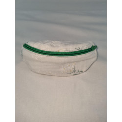 Sac banane pour poupée, cousu main, avec fermeture éclair, élastique, Oeko-Tex