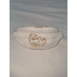 Sac banane pour poupée, cousu main, avec fermeture éclair, élastique, Oeko-Tex