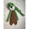 Doudou Puduk Les Sisters crochet 25cm coton fait main