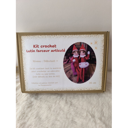 Kit crochet lutin farceur ou lutine farceuse complet avec patron et vidéo