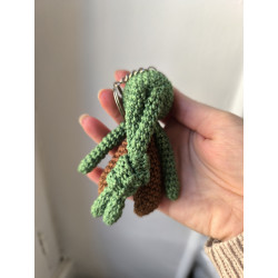 Porte cle puduk crochet fait main coton