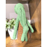 Doudou Puduk Les Sisters crochet 25cm coton fait main