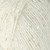 Pelote scheepjes catona shine 50g coton couleur blanc argenté 105