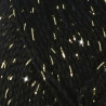 Pelote scheepjes catona shine 50g coton couleur noir doré 110