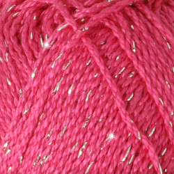 Pelote scheepjes catona shine 50g coton couleur rose argenté 114