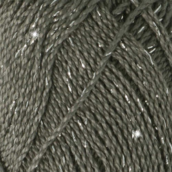 Pelote scheepjes catona shine 50g coton couleur gris argenté 242