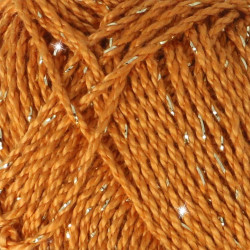 Pelote scheepjes catona shine 50g coton couleur gingembre doré 383