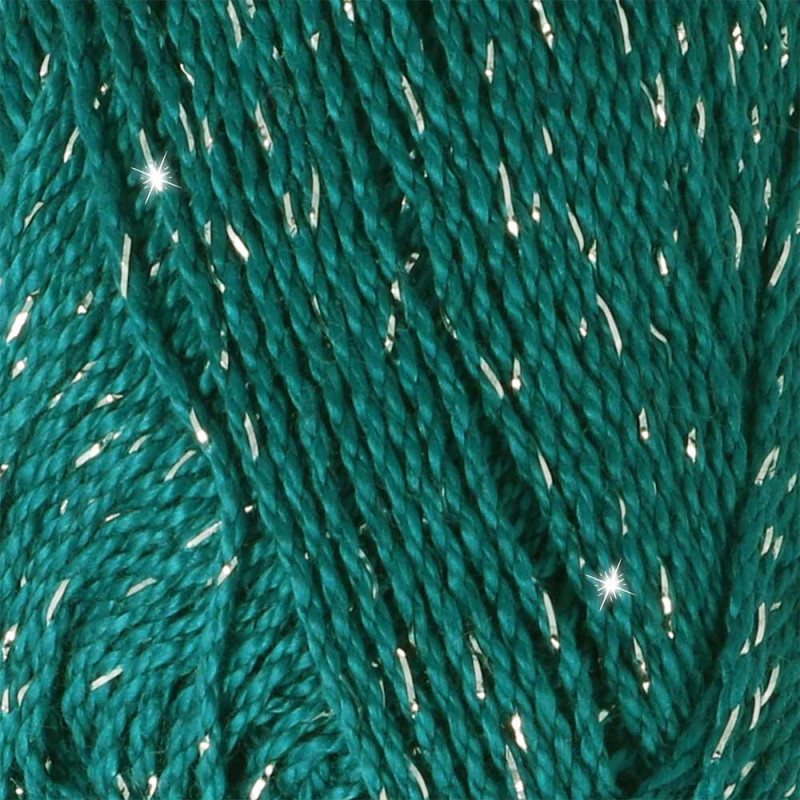 Pelote scheepjes catona shine 50g coton couleur bleu argenté 401