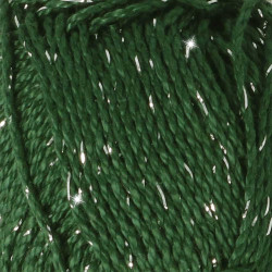 Pelote scheepjes catona shine 50g coton couleur Vert sapin argenté 525