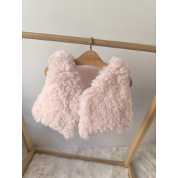 Tenue “Graou” léopard et rose poudré pour poupée Gordi 34 cm