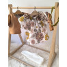 Tenue automnale fleurie pour poupée Gordi 34 cm – pièce unique