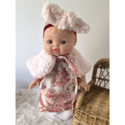 Tenue “Élégance rouge” pour poupée Gordi 34 cm – pièce unique