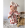 Tenue “Élégance rouge” pour poupée Gordi 34 cm – pièce unique