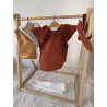Tenue “Bordeaux étoilé” pour poupée Gordi 34 cm – pièce unique