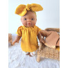 Tenue “Douceur moutarde” pour poupée Gordi 34 cm – pièce unique