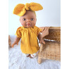 Tenue “Douceur moutarde” pour poupée Gordi 34 cm – pièce unique