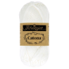 Pelote scheepjes catona 50g coton mercerise couleur blanc neige 106