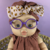 Lunettes de “vue” pour poupées – violet