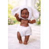 Ensemble lapin en fausse fourrure pour poupée 32 à 36 cm