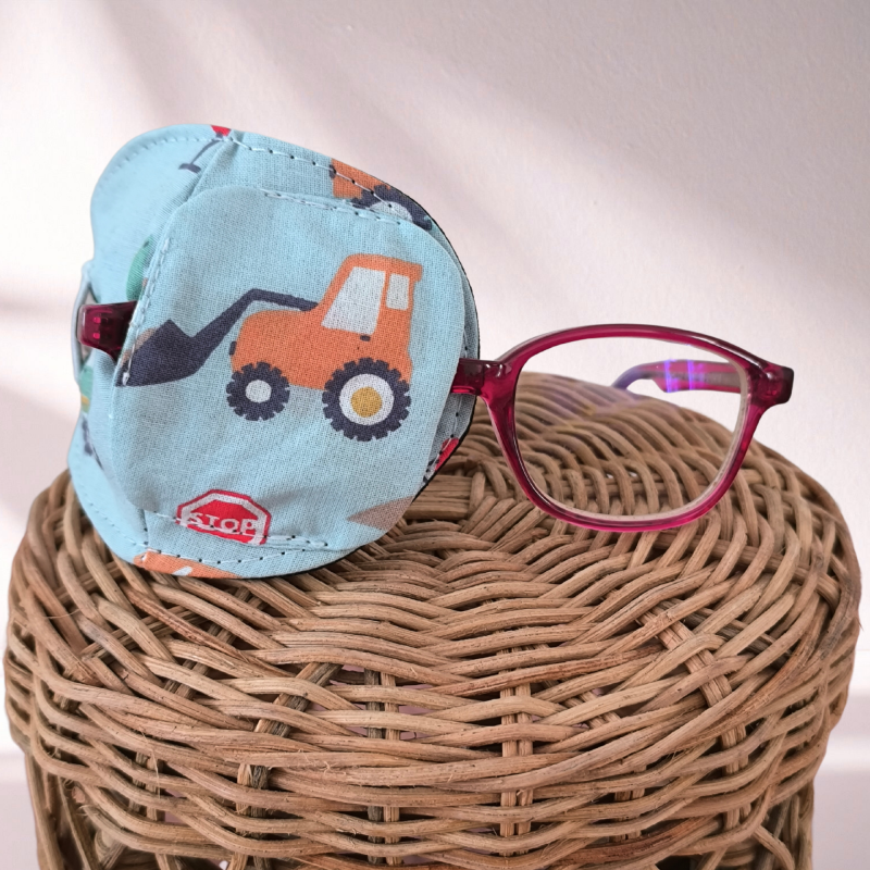 Patch oculaire OD - engins de chantier