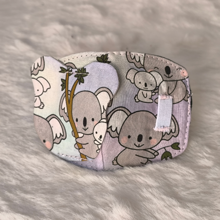 Patch oculaire enfant en tissu – cache-œil pour lunettes amblyopie