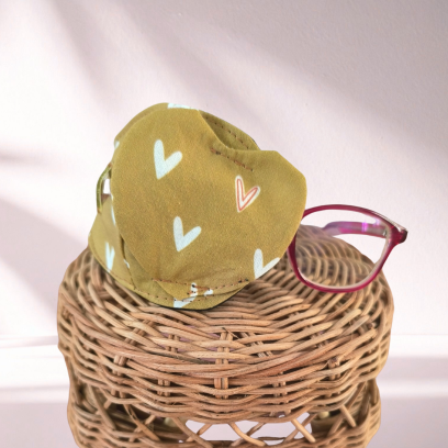 Patch oculaire OD - coeur...