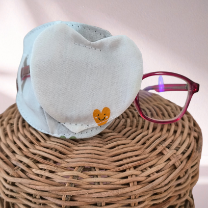 Patch oculaire OD - coeur...