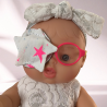 Patch oculaire poupée – cache œil doudou enfant en tissu fait main