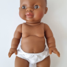 Culotte blanche pour poupee 32-36cm Paola Reina, Minikane, Miniland