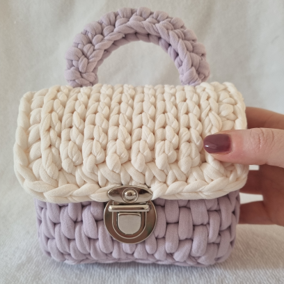 Sac à main en crochet fait...