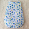 Gigoteuse pour poupée 36 cm – fleurs bleues