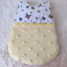 Gigoteuse pour poupée 36 cm – papillons jaune