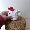 Ami’bulles Poule au crochet – Jouet sensoriel anti-stress fait main