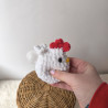Ami’bulles Poule au crochet – Jouet sensoriel anti-stress fait main