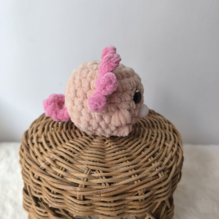 Ami’bulles Axolotl crochet – jouet sensoriel anti stress