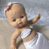 Tenue sirène poupée 32 à 36 cm faite main – version tissu