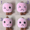 Chamallow au crochet sur brochette – jouet enfant fait main