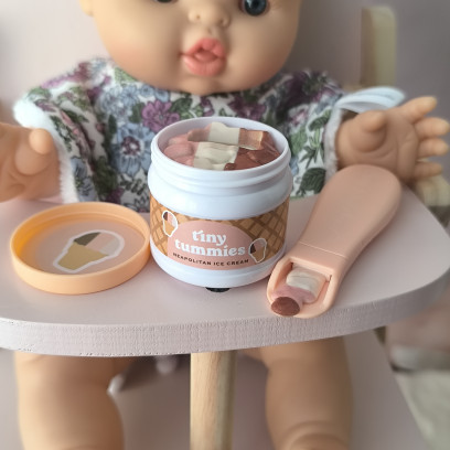 Petit pot magique glace italienne poupée Tiny Harlow –Accessoire repas