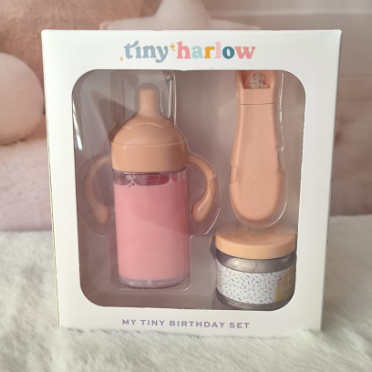 Box Anniversaire Tiny Harlow pour poupée – Petit Pot & Biberon Magiques