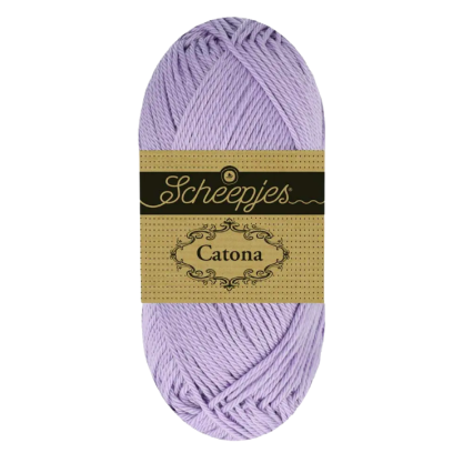Pelote scheepjes catona 50g coton mercerise couleur glycine 86