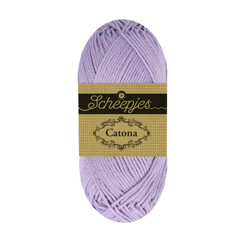 Pelote scheepjes catona 50g coton mercerise couleur glycine 86