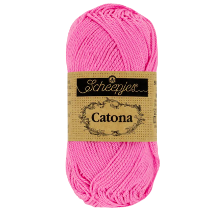 Pelote scheepjes catona 50g coton mercerise couleur freesia 519