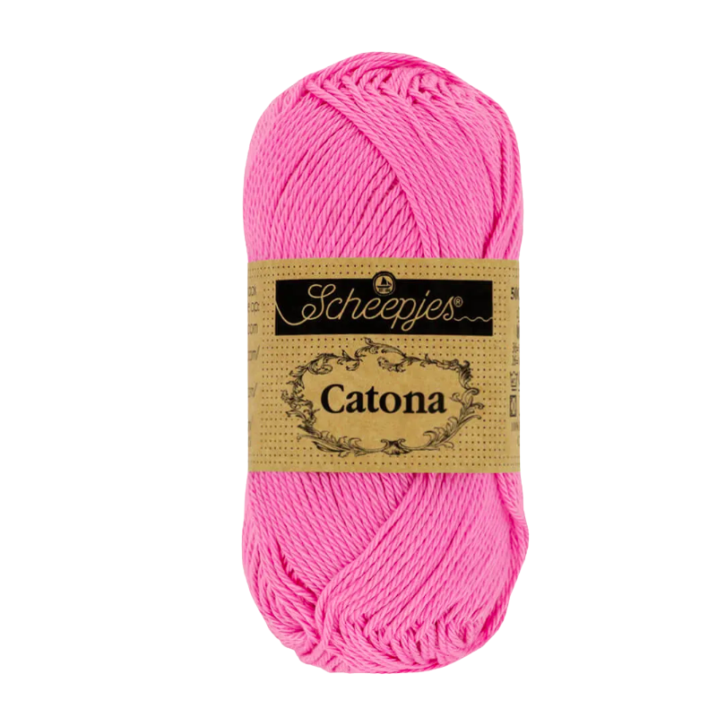 Pelote scheepjes catona 50g coton mercerise couleur freesia 519
