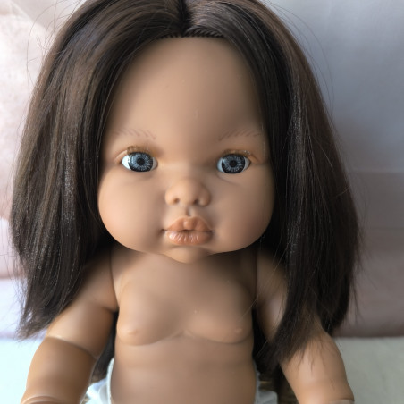 Poupée Mini Colettos Lola brune aux yeux bleus | Poupée à habiller
