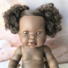 Poupée Mini Colettos ... cheveux et yeux marrons| Poupée à habiller