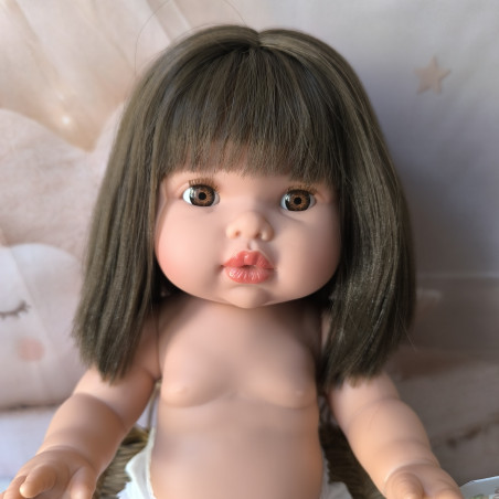Poupée Mini Colettos ... cheveux et yeux marrons| Poupée à habiller